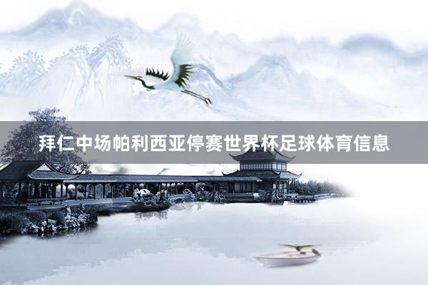 拜仁中场帕利西亚停赛世界杯足球体育信息