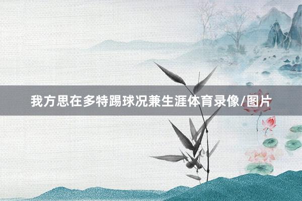 我方思在多特踢球况兼生涯体育录像/图片