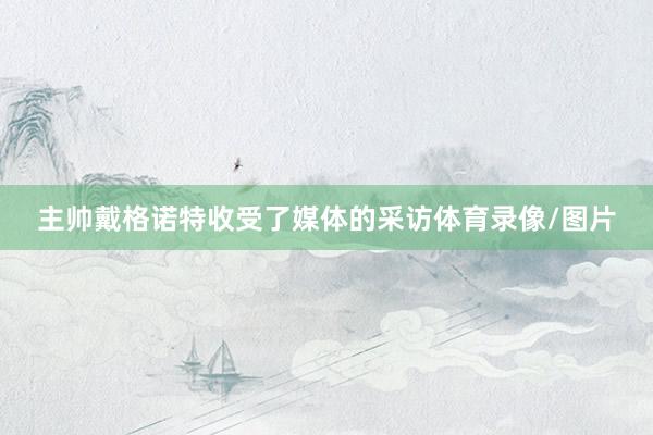 主帅戴格诺特收受了媒体的采访体育录像/图片