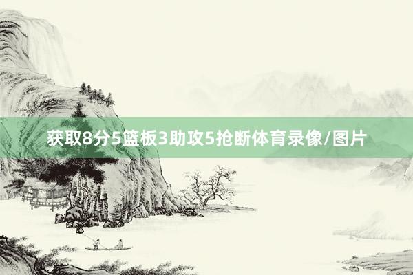 获取8分5篮板3助攻5抢断体育录像/图片