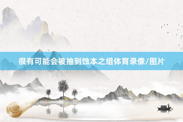 很有可能会被抽到蚀本之组体育录像/图片