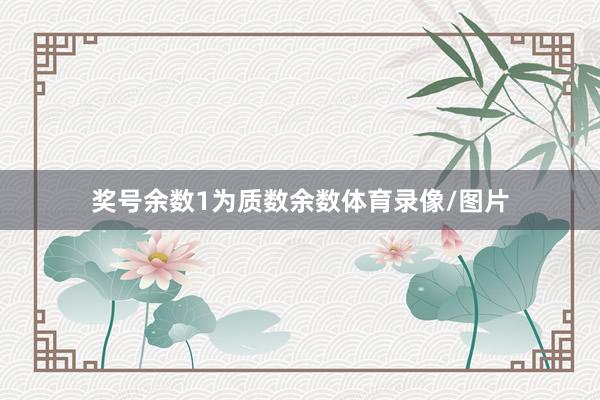 奖号余数1为质数余数体育录像/图片