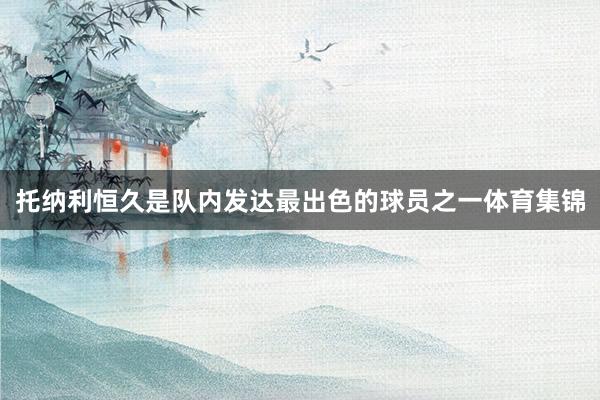 托纳利恒久是队内发达最出色的球员之一体育集锦