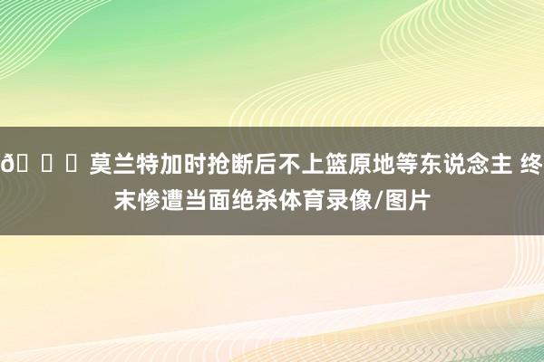 😑莫兰特加时抢断后不上篮原地等东说念主 终末惨遭当面绝杀体育录像/图片