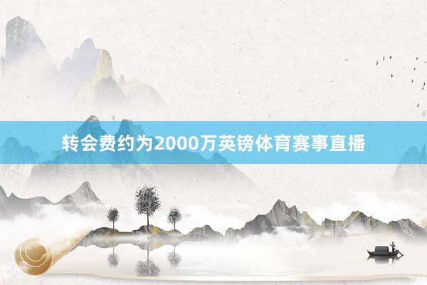 转会费约为2000万英镑体育赛事直播