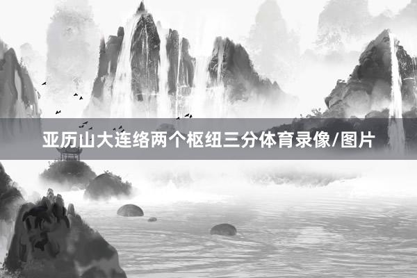 亚历山大连络两个枢纽三分体育录像/图片